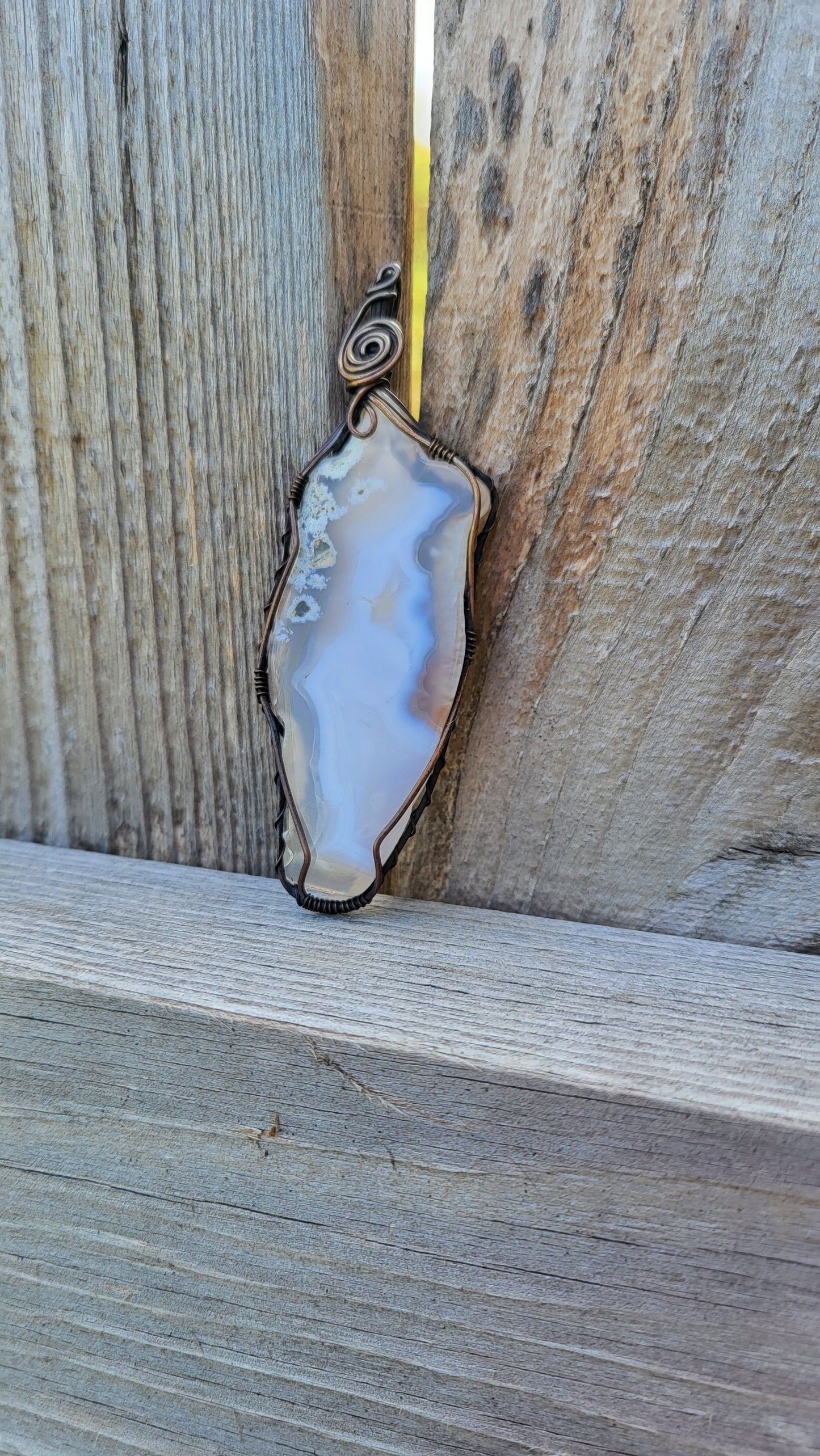 Agate Slice Pendant