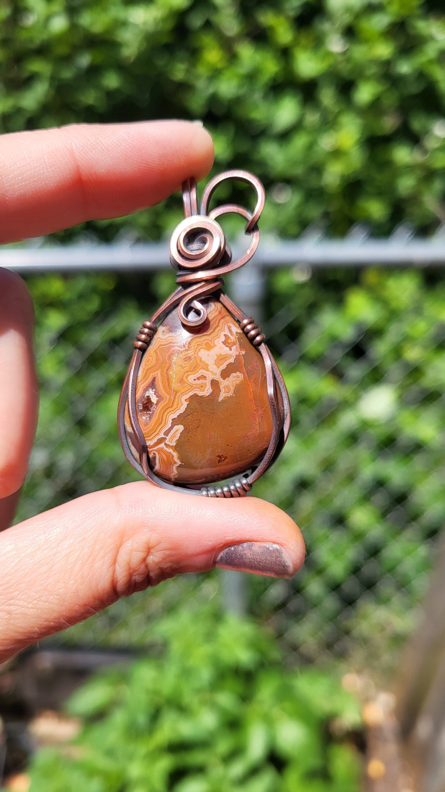 Montana Dryhead Agate Pendant