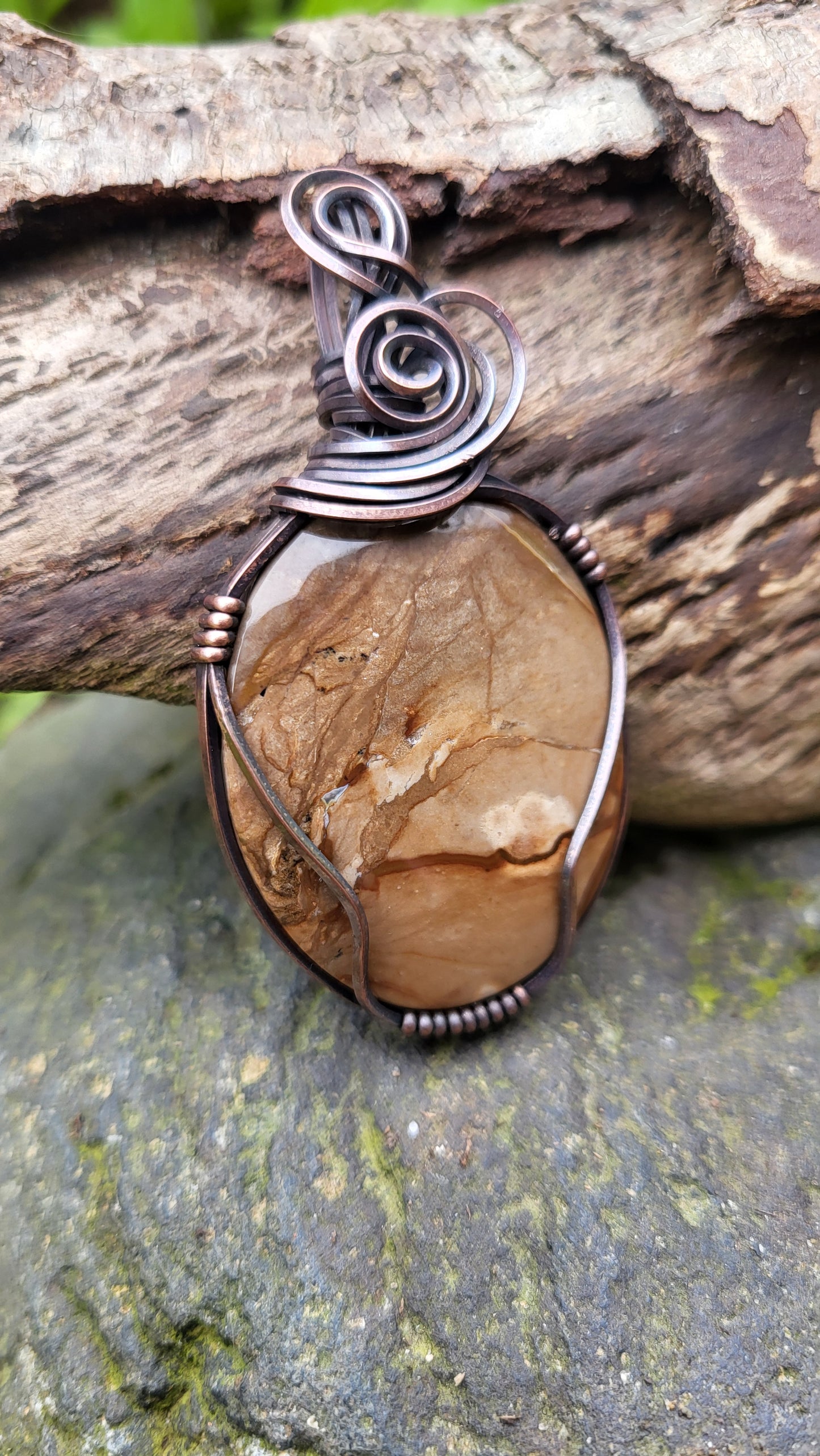 Picture Jasper Pendant