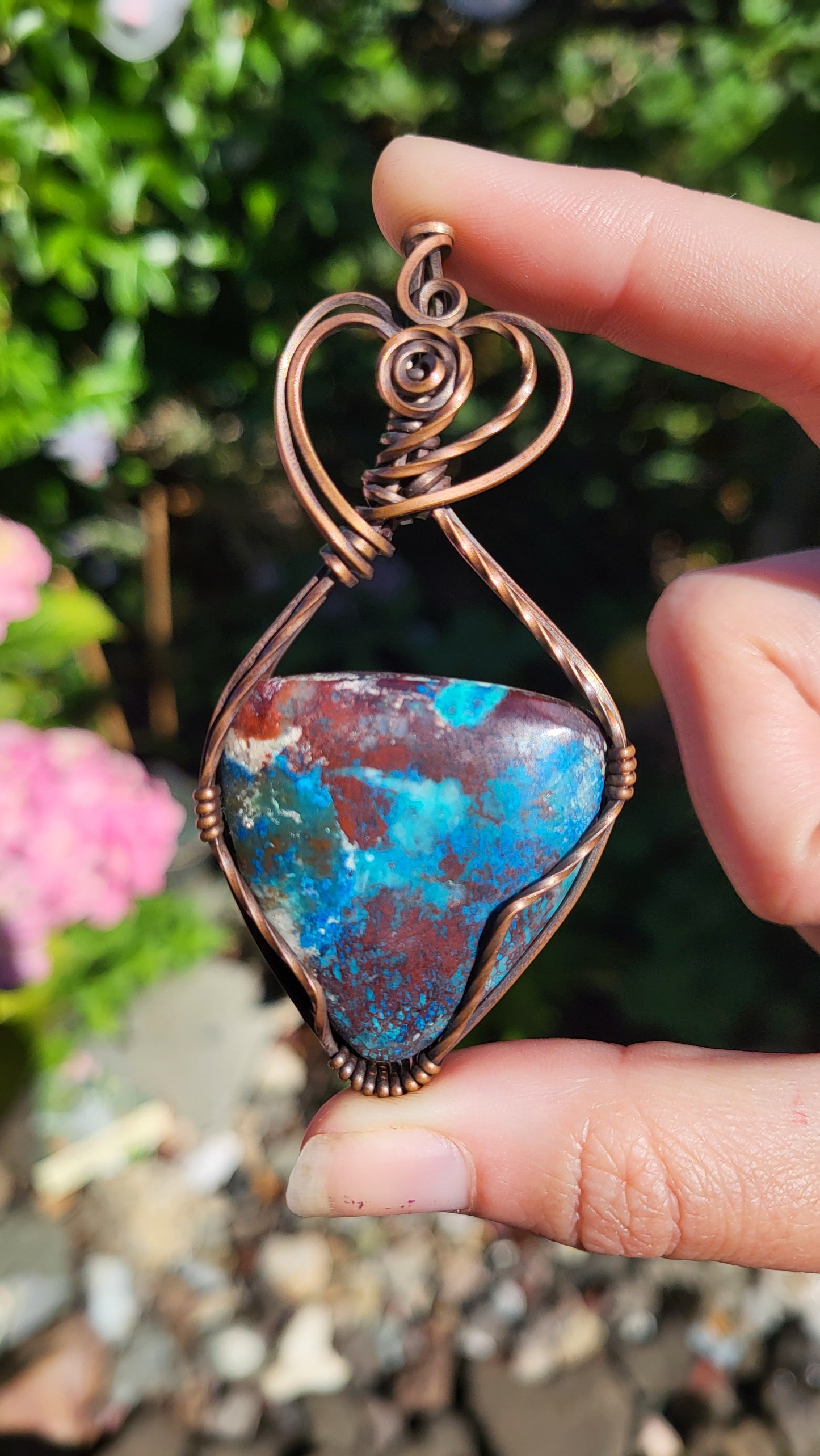 Apache Gem Silica Pendant