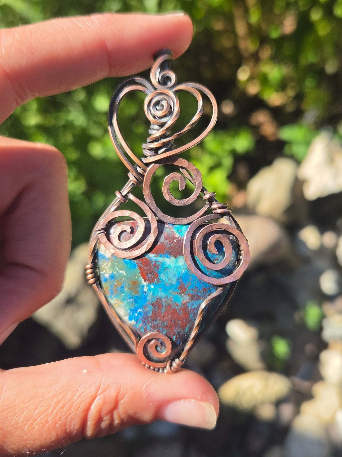 Apache Gem Silica Pendant