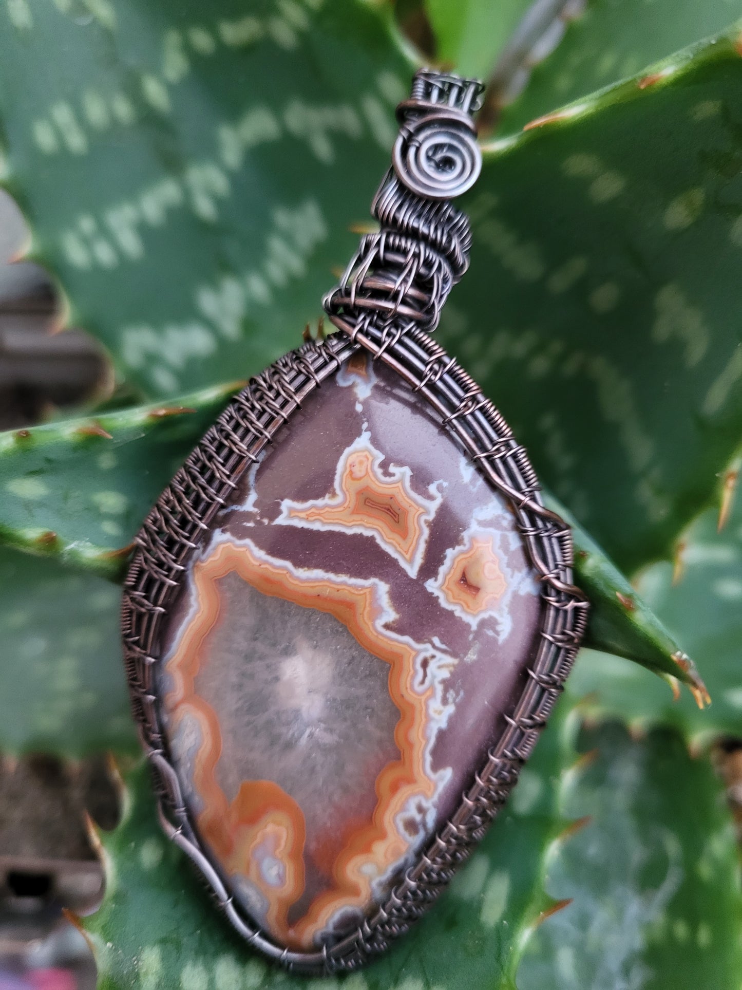 Montana Dryhead Agate Pendant