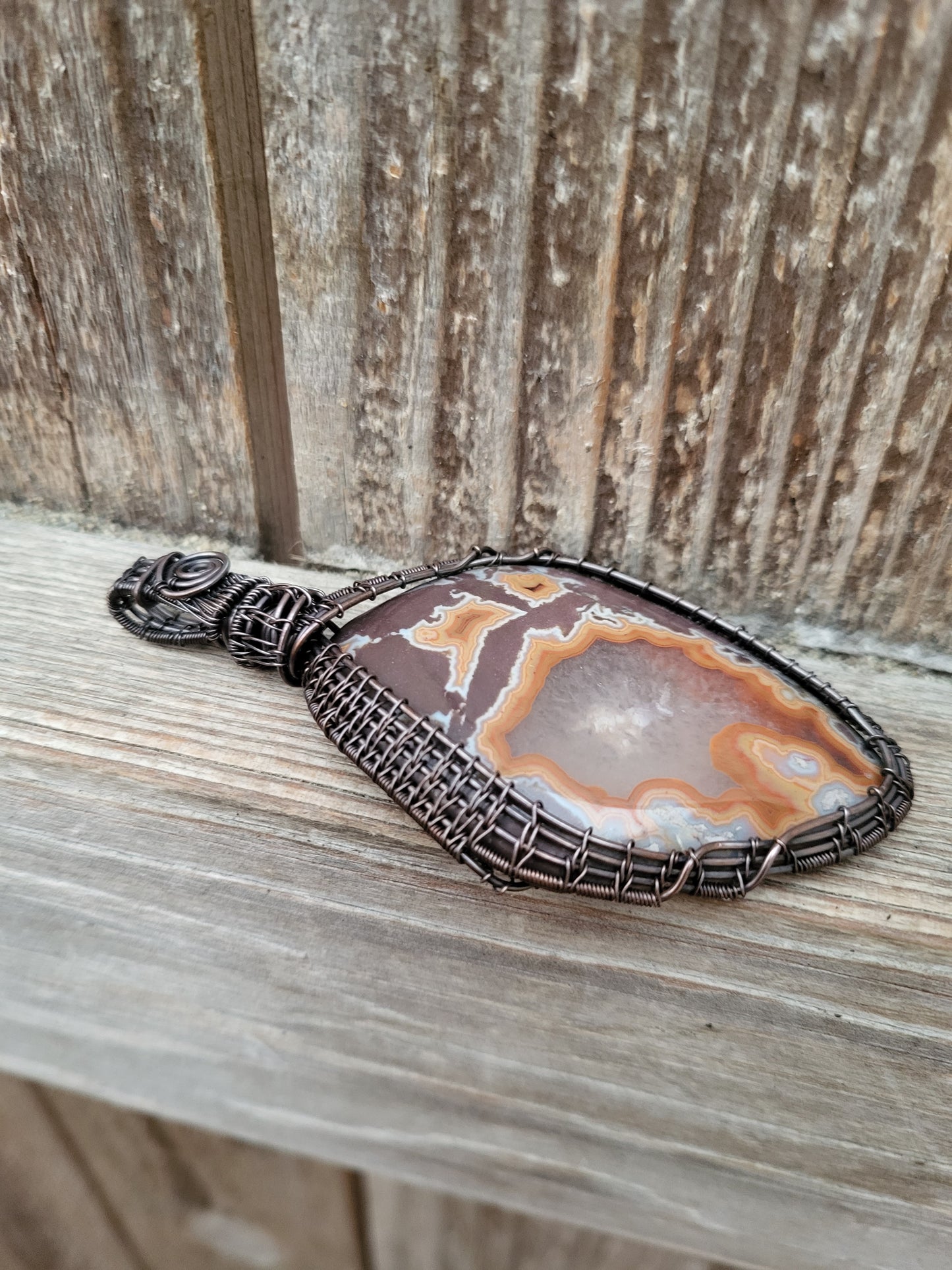 Montana Dryhead Agate Pendant