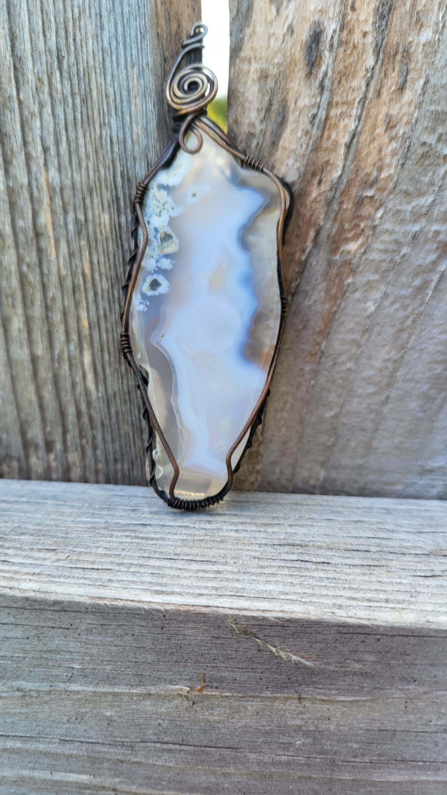 Agate Slice Pendant