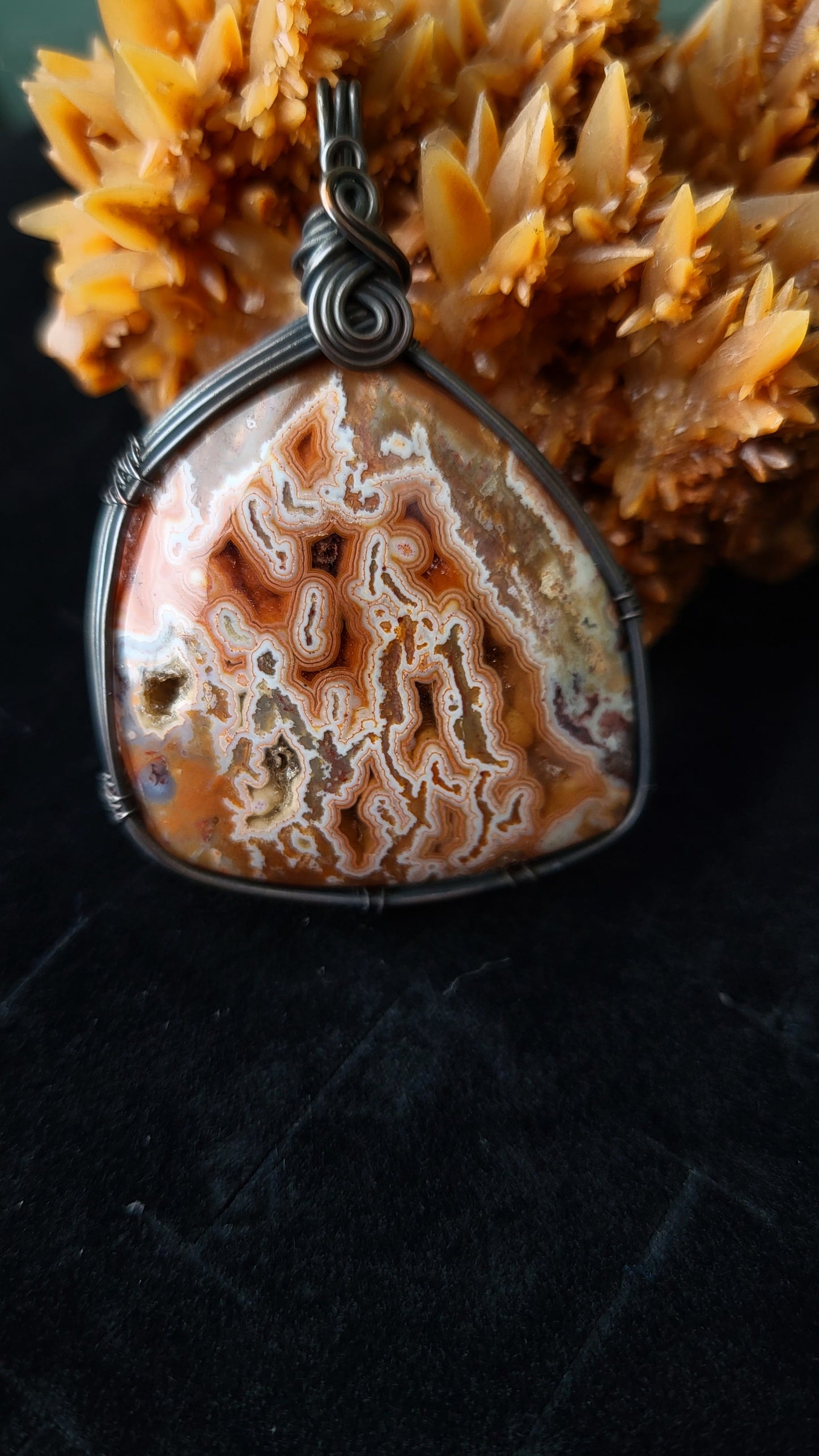 Montana Dryhead Agate Pendant