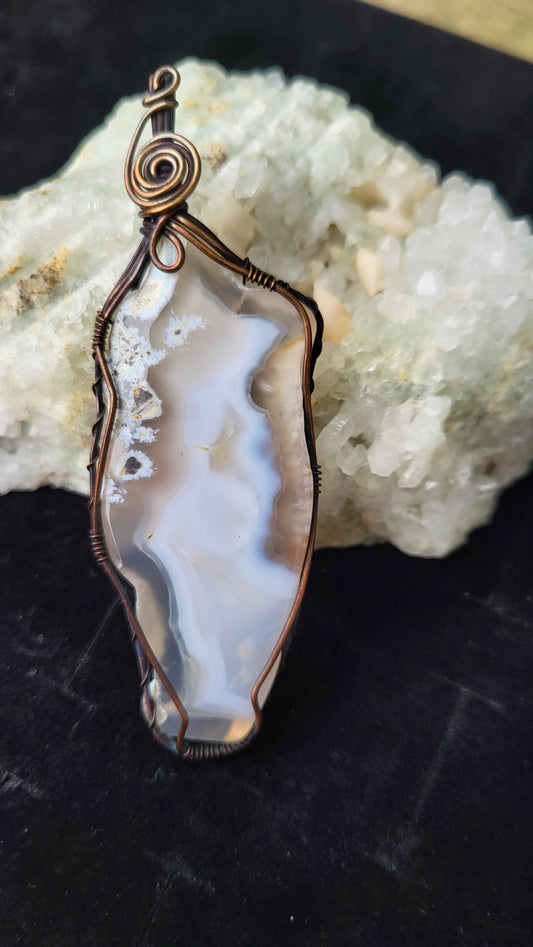 Agate Slice Pendant
