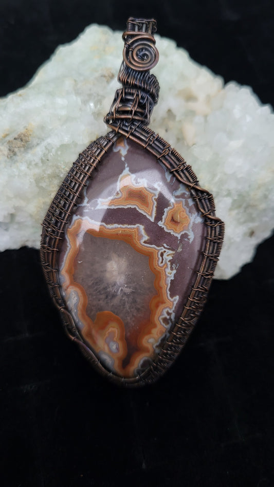 Montana Dryhead Agate Pendant