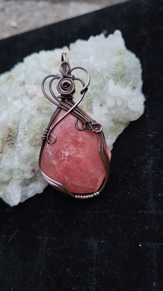 Rhodochrosite Pendant