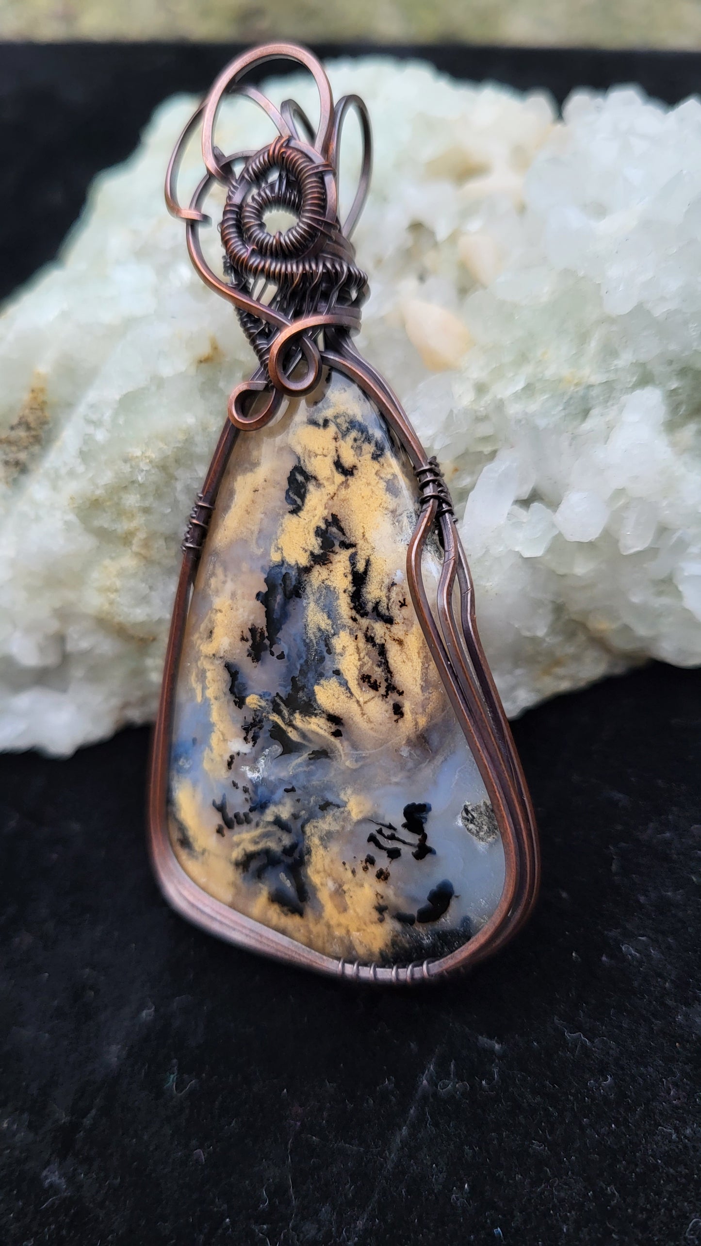 Dendritic Honey Agate