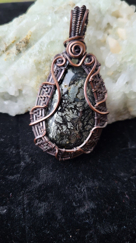 Marcasite Cabochon Pendant