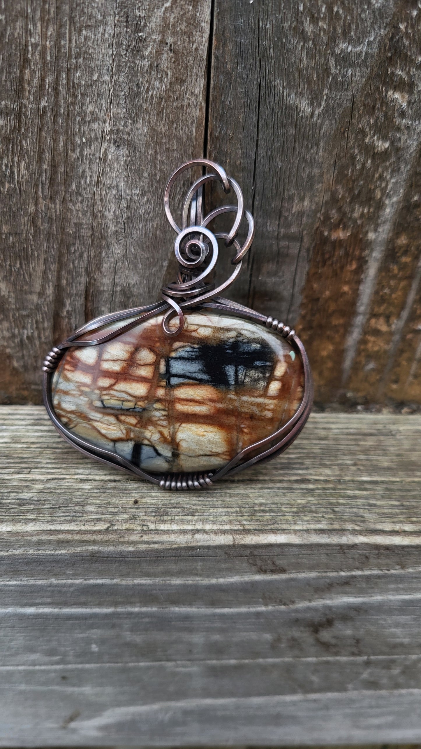 Picasso Jasper Pendant