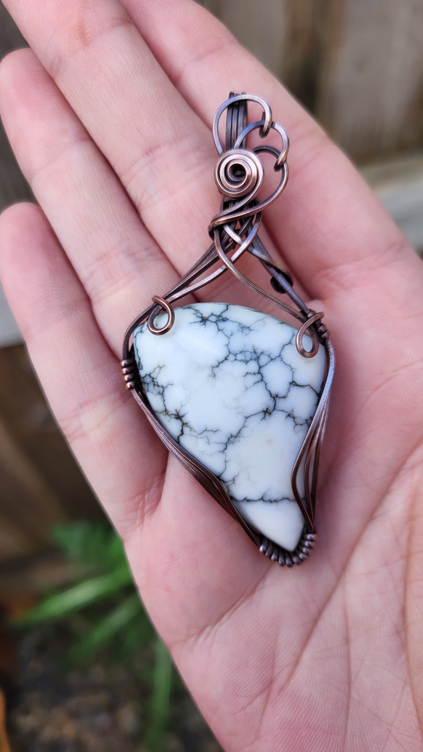 Howlite Pendant