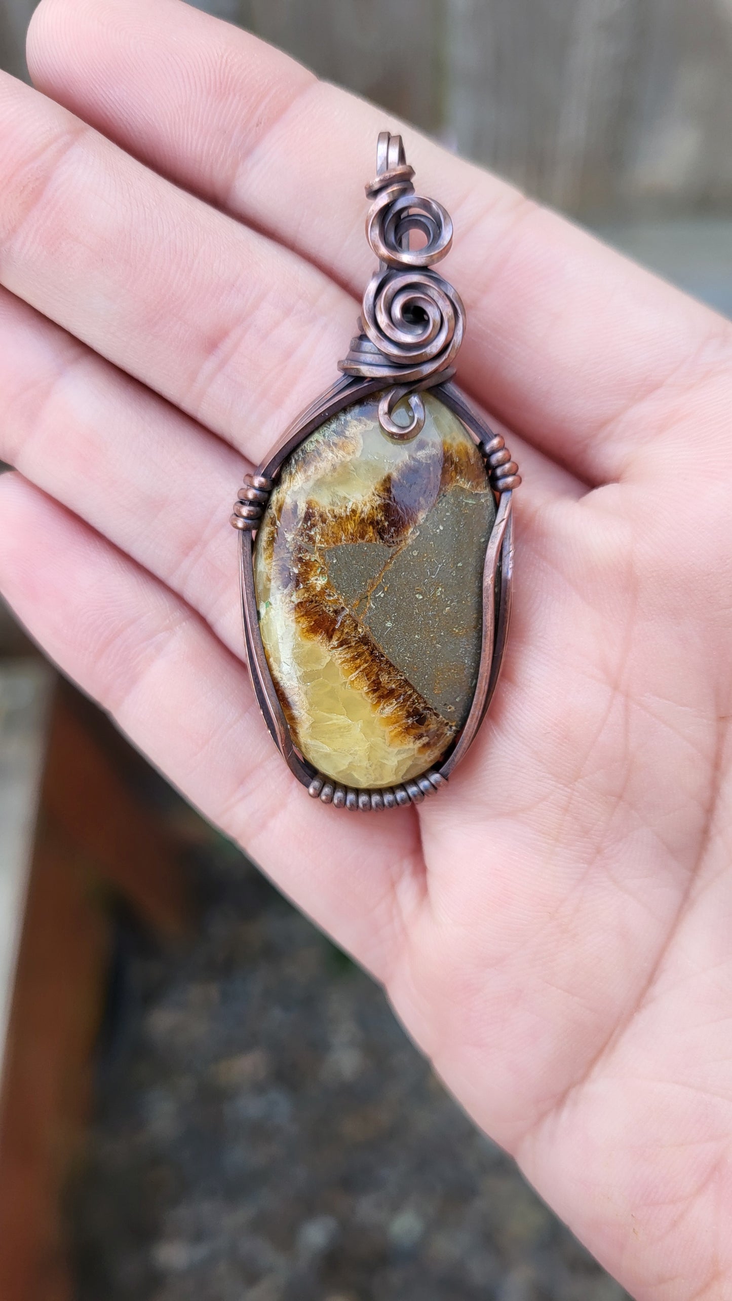 Septarian Pendant