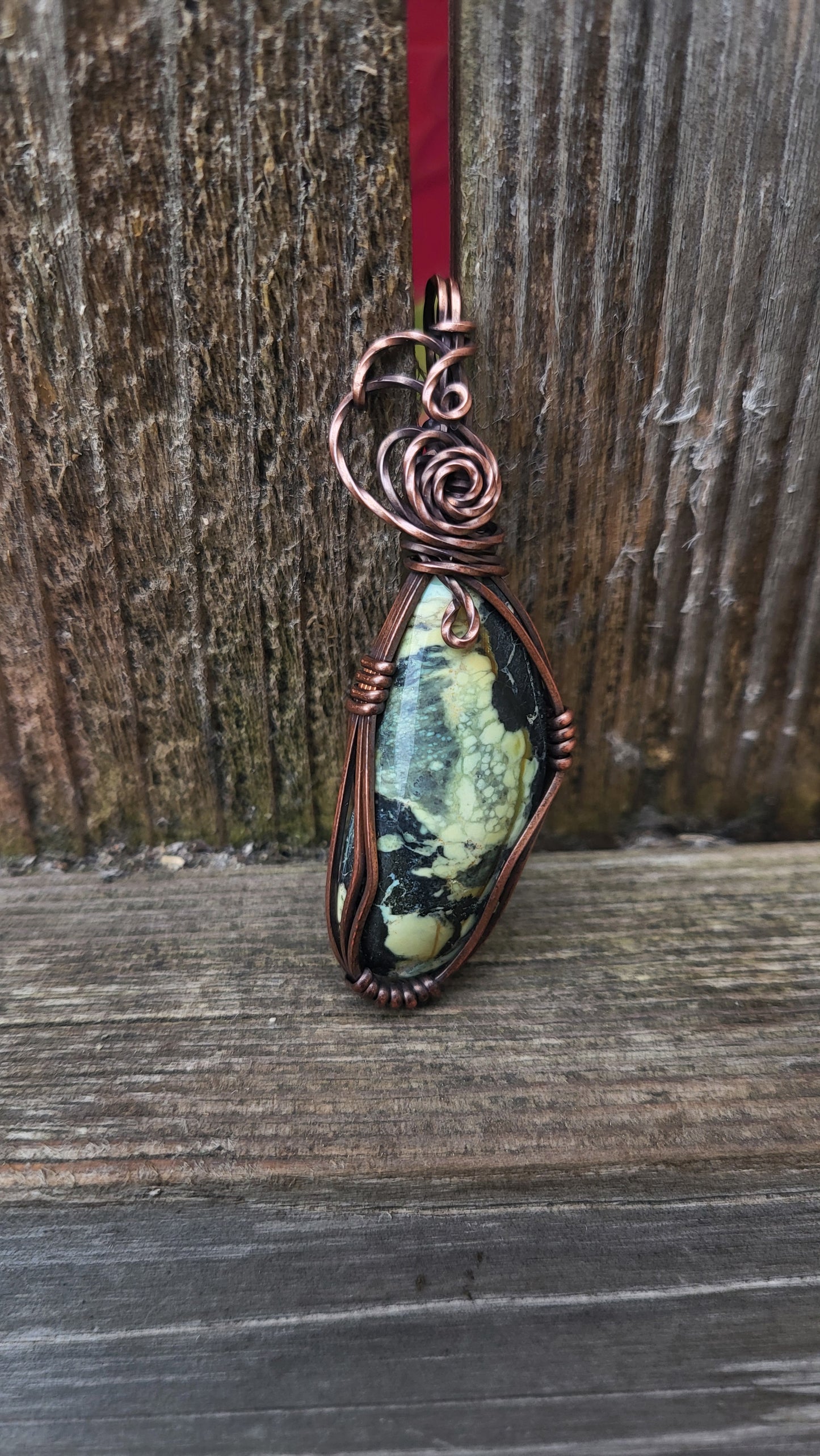 Snowville Variscite Pendant