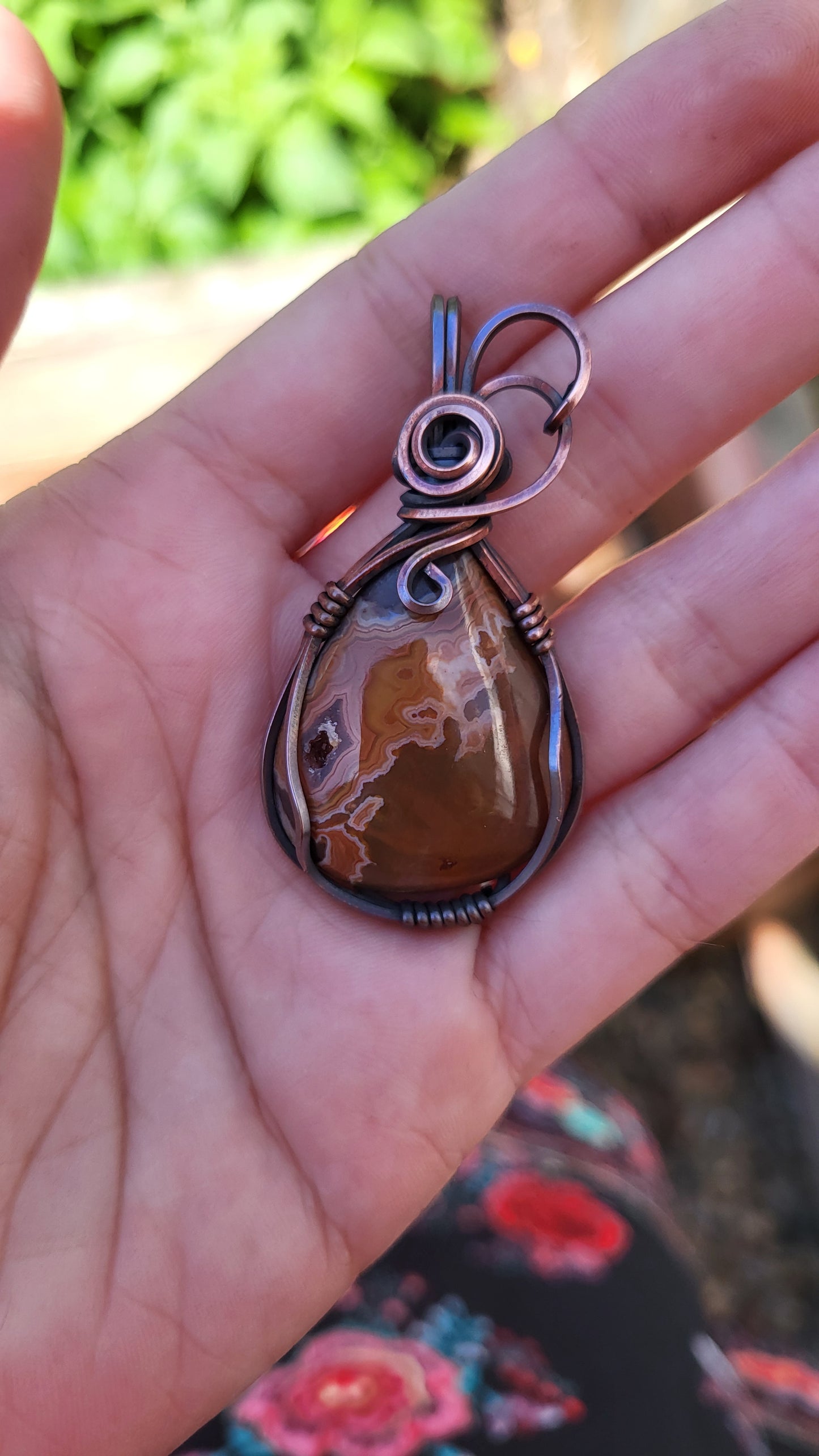 Montana Dryhead Agate Pendant