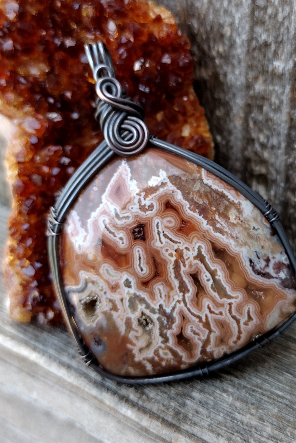 Montana Dryhead Agate Pendant