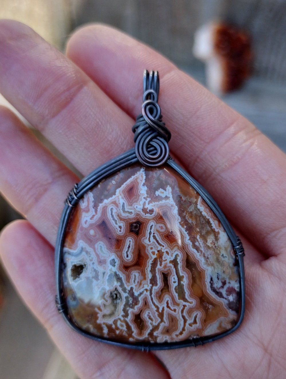 Montana Dryhead Agate Pendant