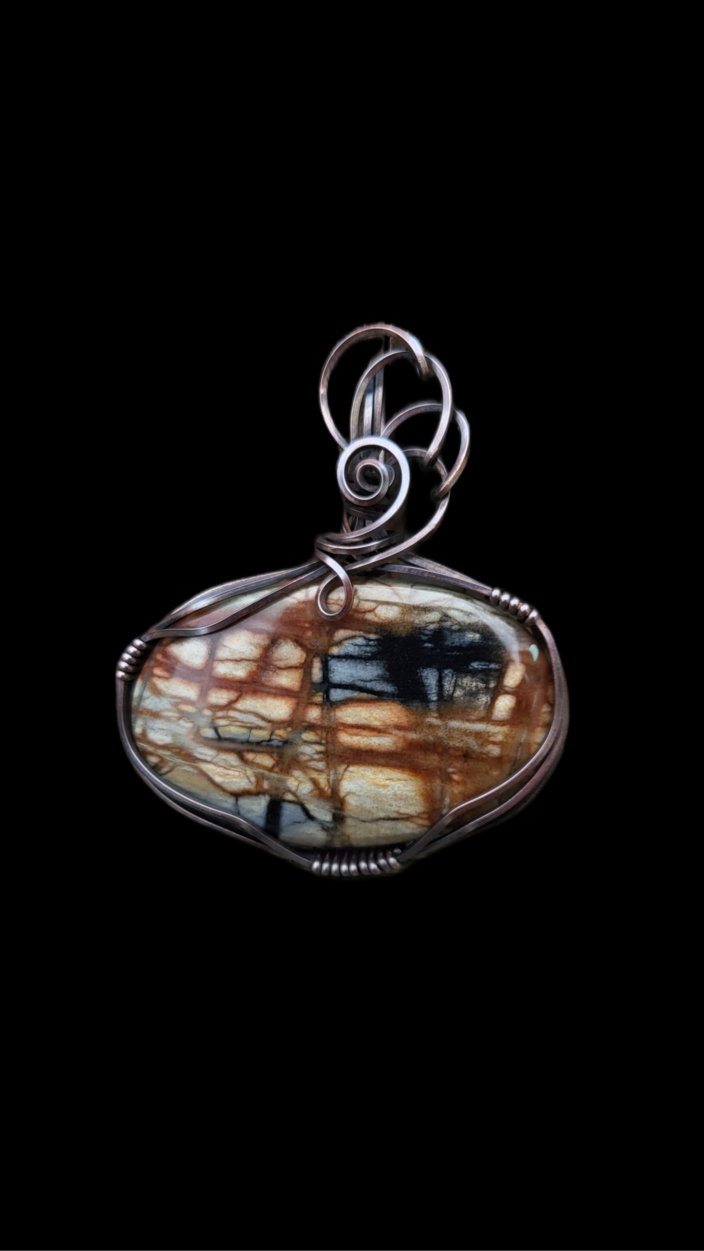 Picasso Jasper Pendant