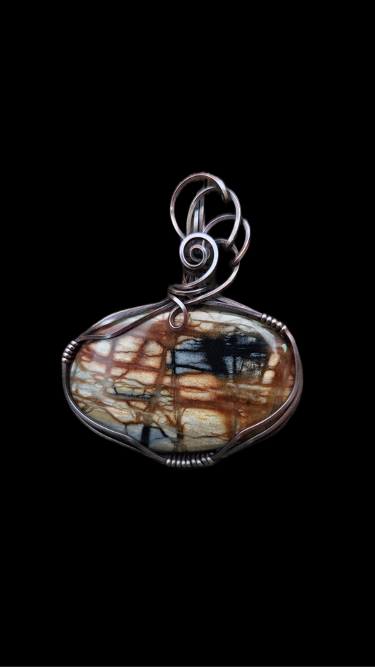 Picasso Jasper Pendant