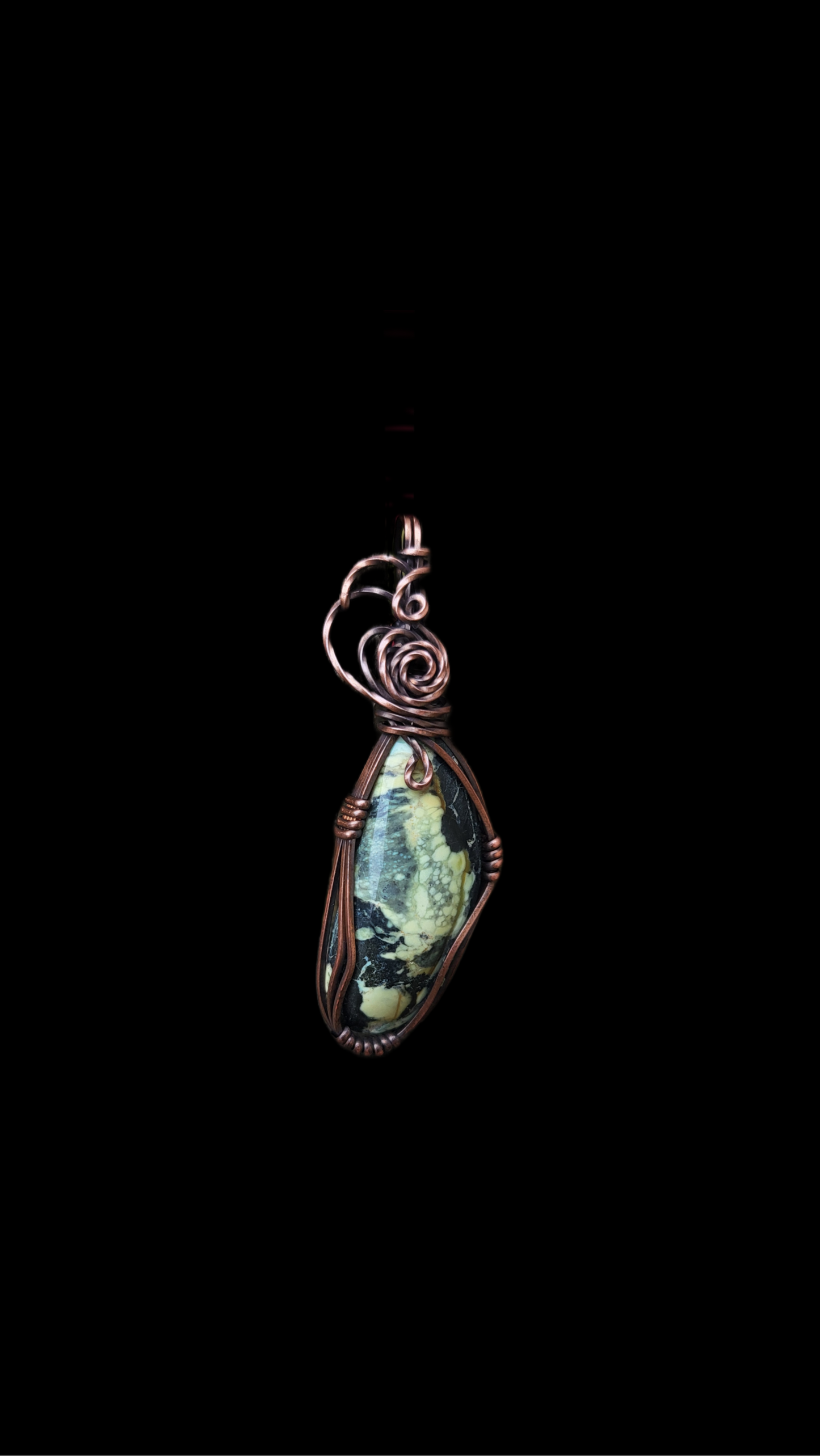 Snowville Variscite Pendant