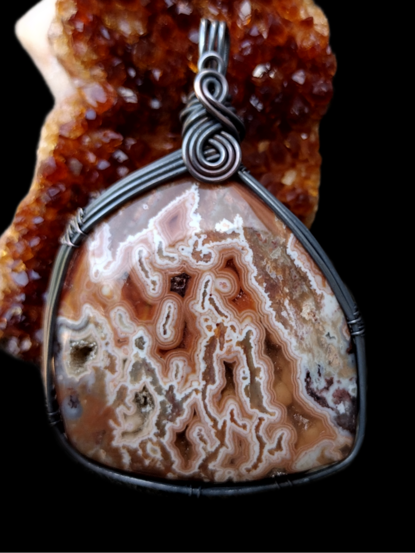 Montana Dryhead Agate Pendant
