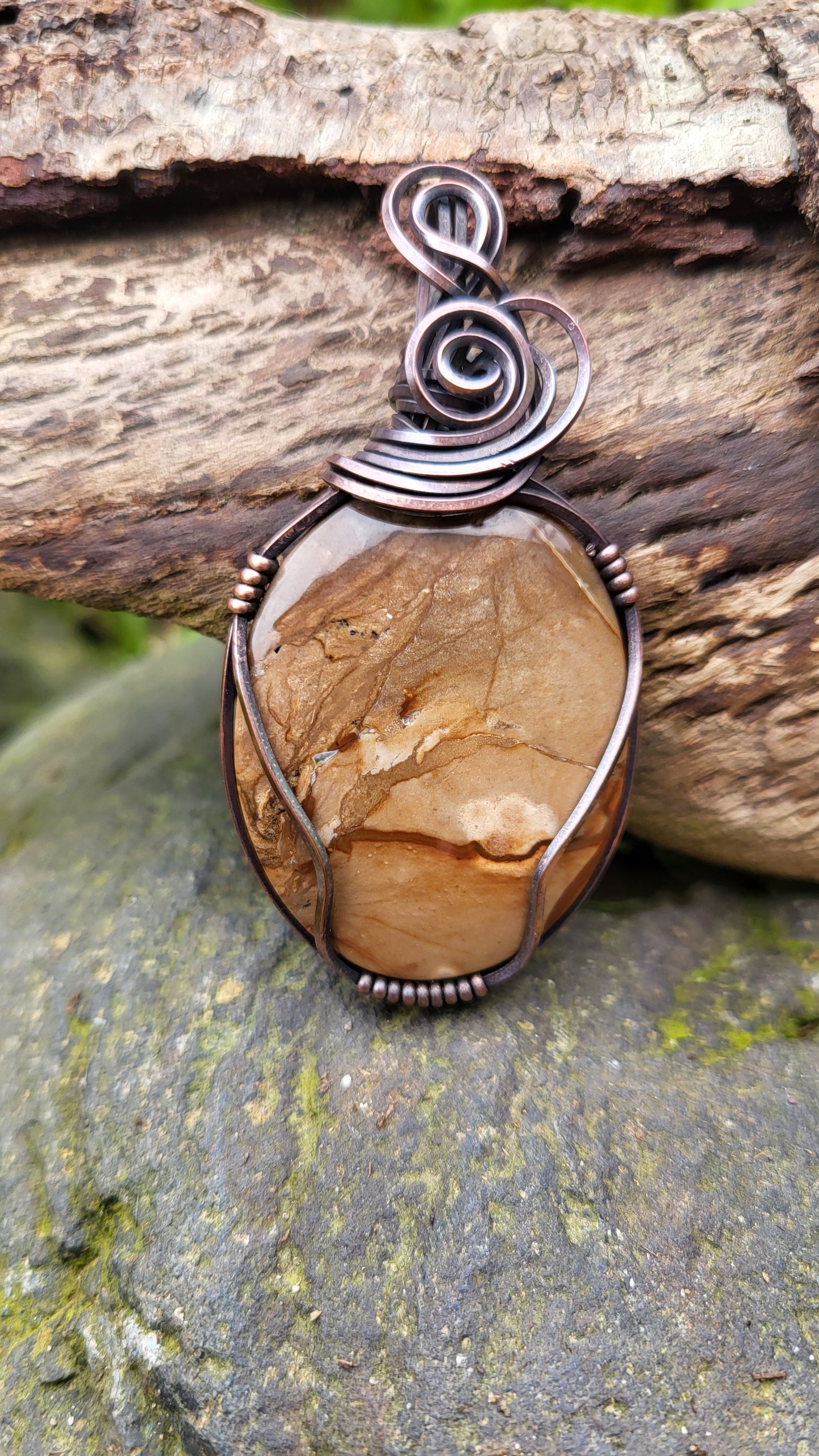 Picture Jasper Pendant