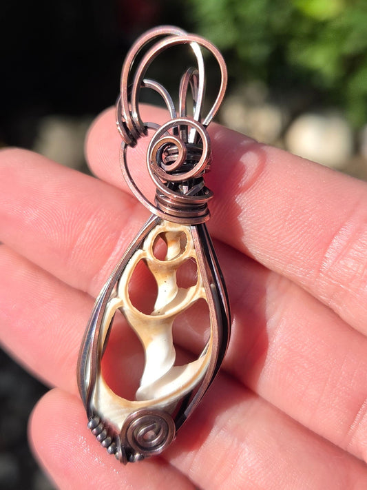 Seashell Copper Pendant