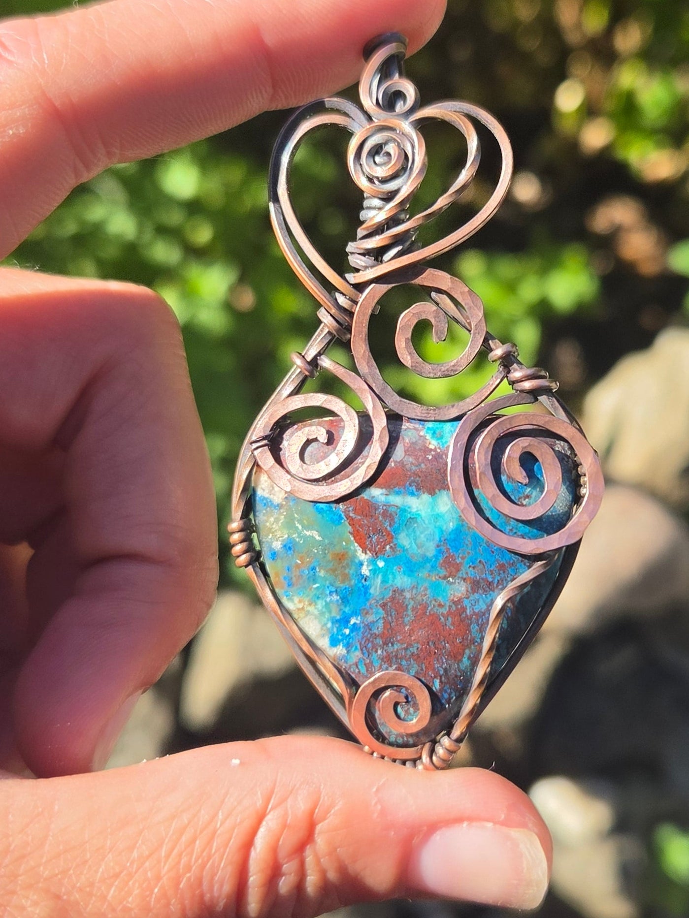 Apache Gem Silica Pendant