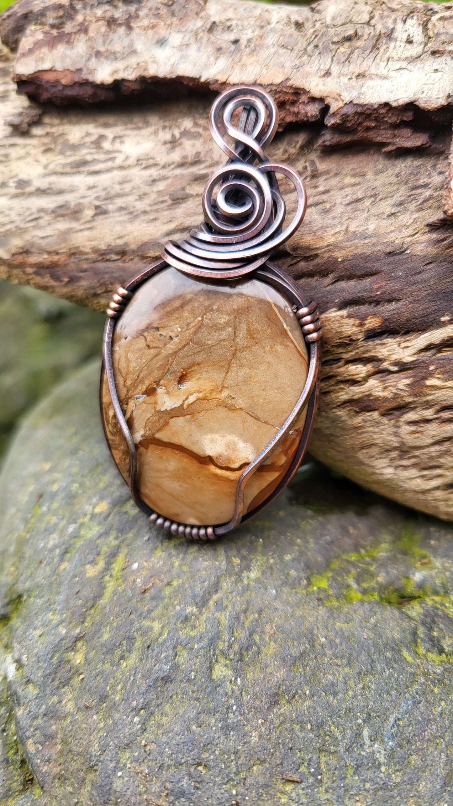Picture Jasper Pendant