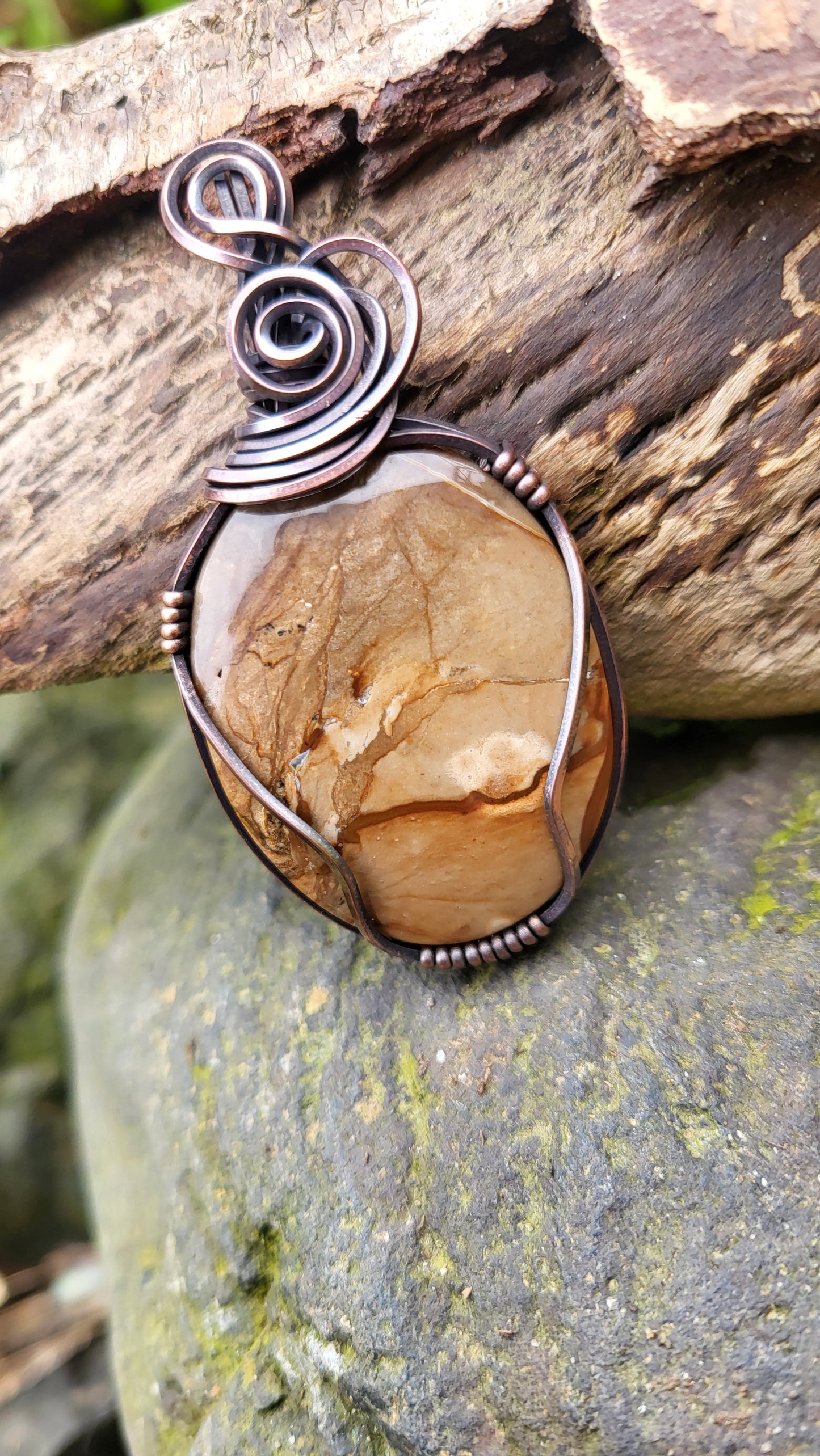 Picture Jasper Pendant