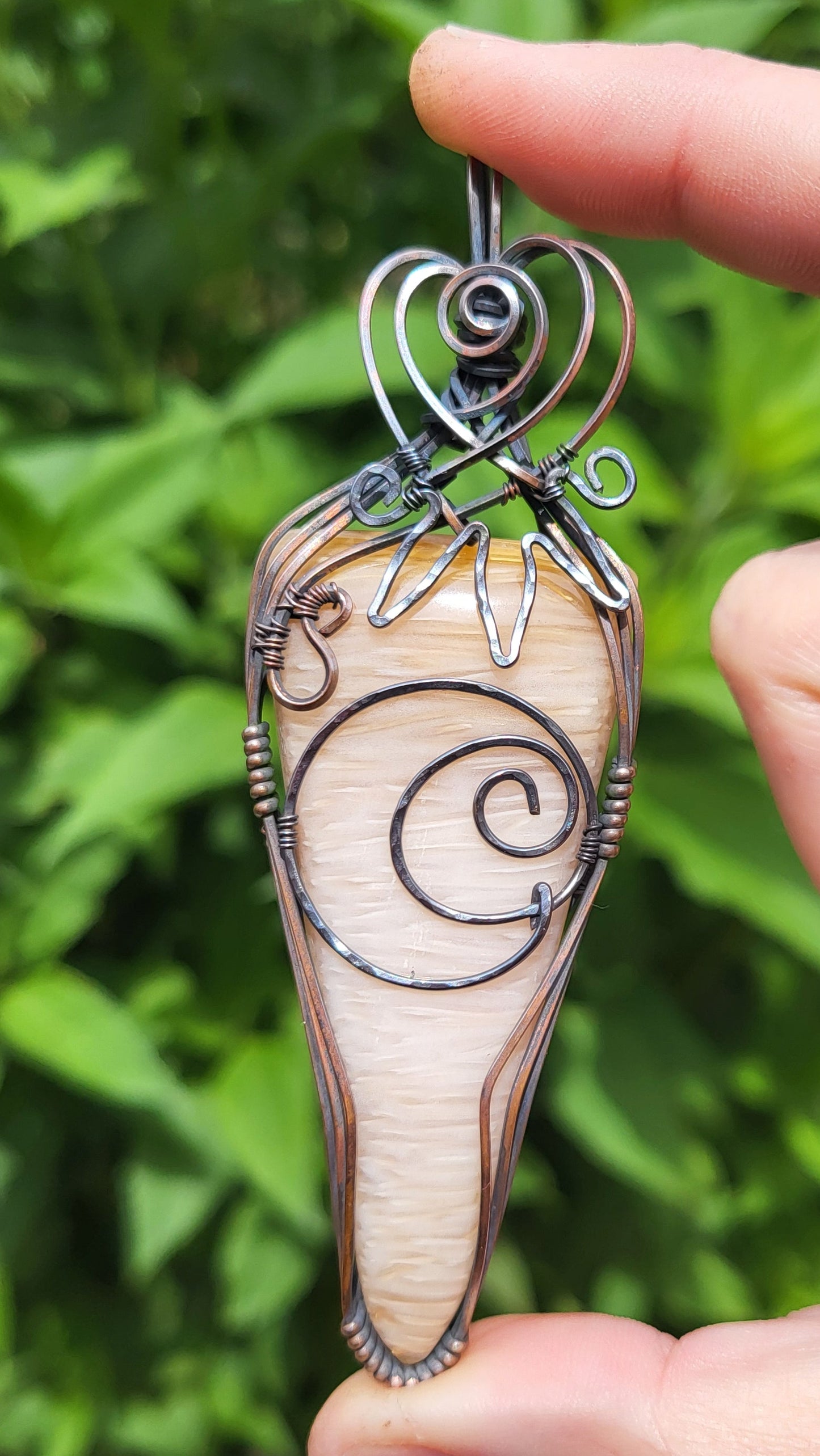 Petrified Palm Wood Pendant